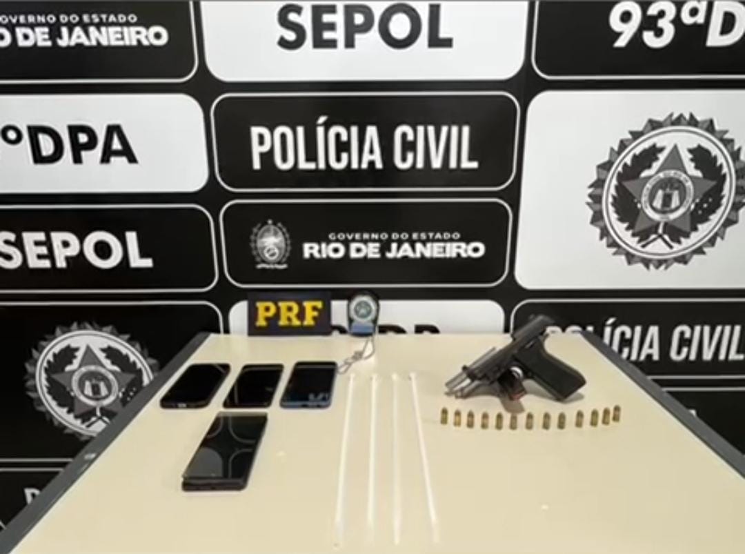 Polícia Civil e PRF prendem trio suspeito de roubo e sequestro em Volta Redonda